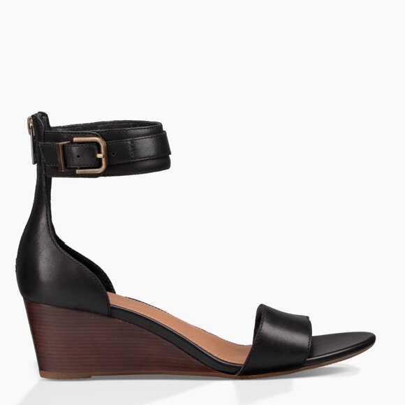 UGG Women's Char Leather Wedge - Picture 1 of 11